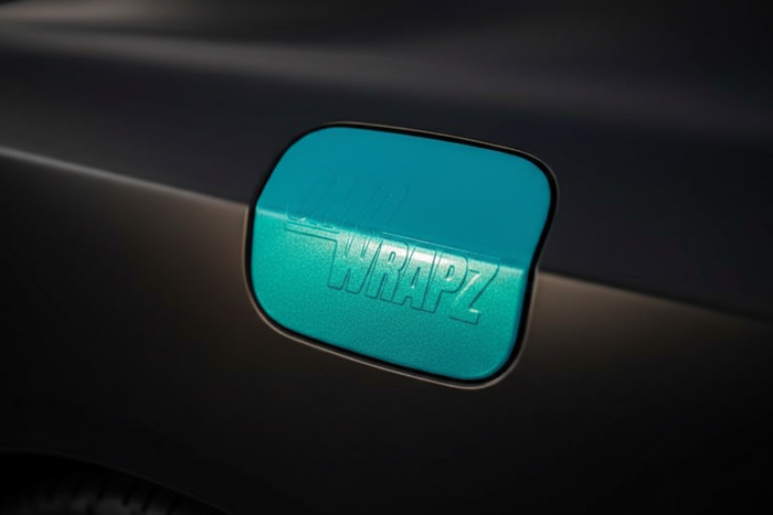 Embossed Fuel Door Vinyl Wrap