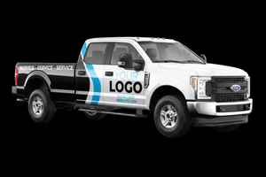Pickup Truck Partial Wrap