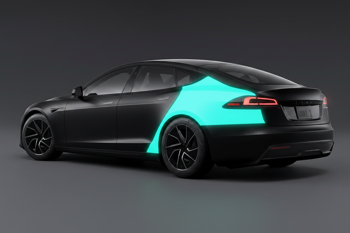Rear Fender Vinyl Wrap