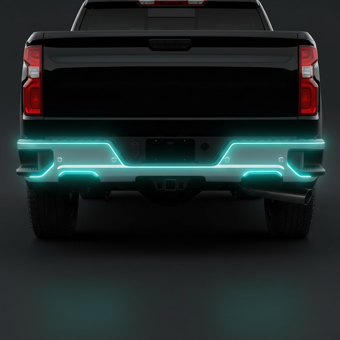 Full Chrome Rear Bumper (Trucks)
